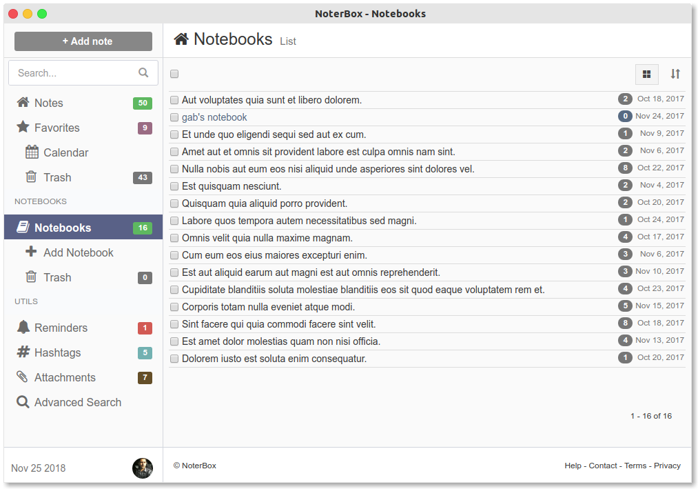 NoterBox Notebooks